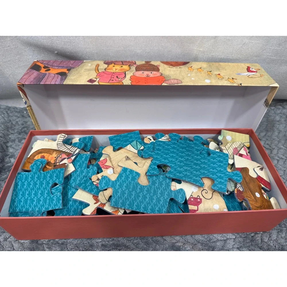 Djeco Paris Puzzle Gallery 100 Pieces Beatrice Alemagna Panoramic DJ07637‎